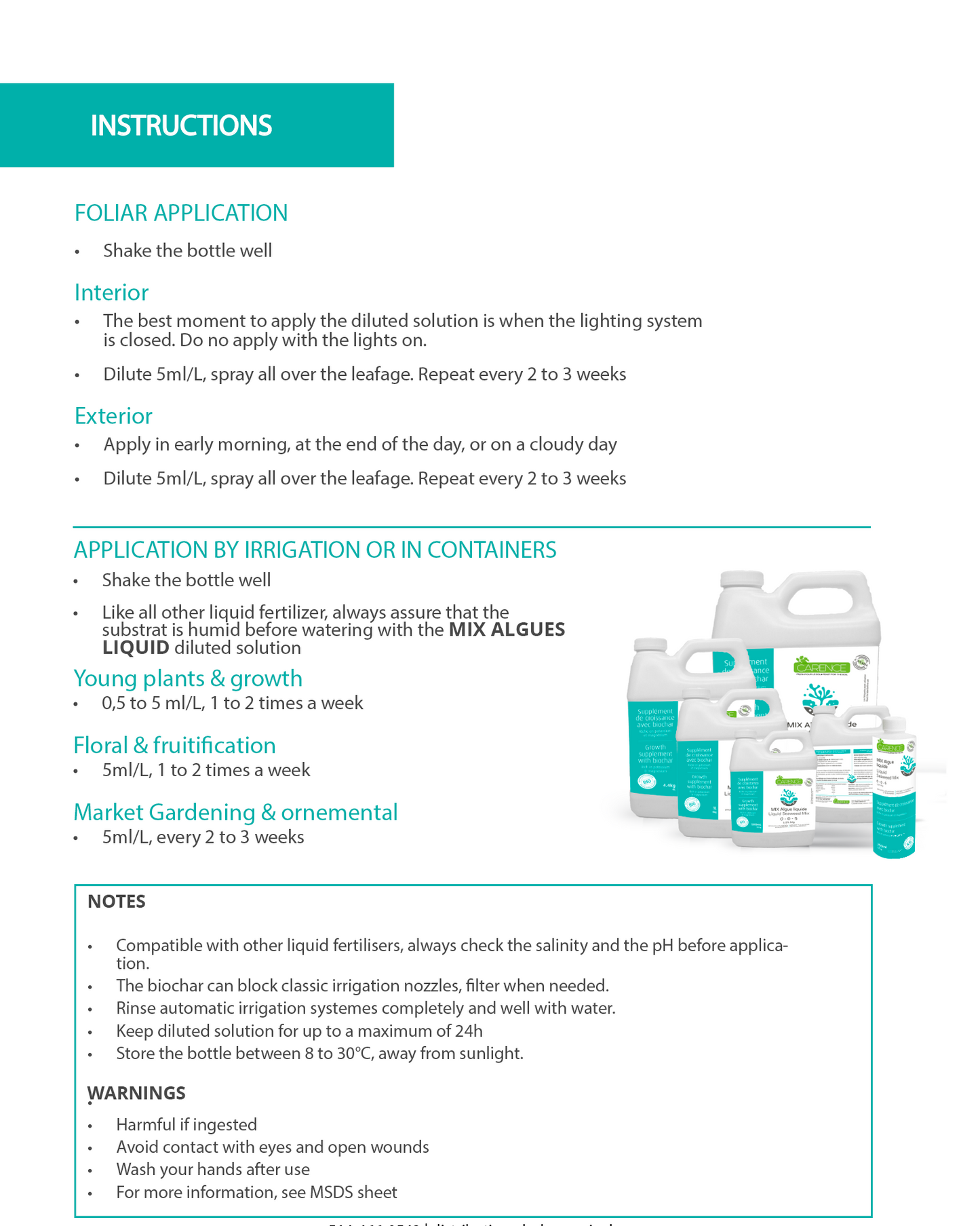 Mix Seaweed & Biochar 0-0-5 + magnesium