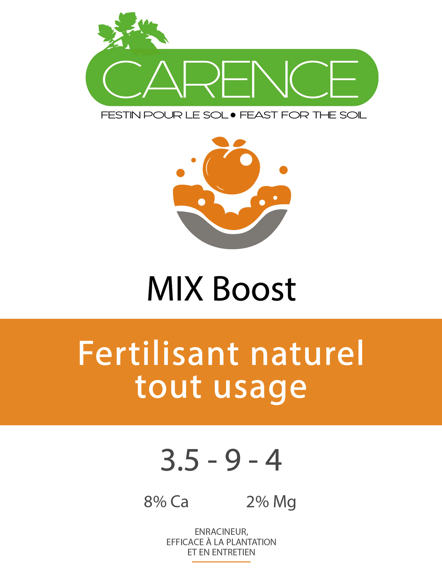 Mix Boost 3.5-9-4 Biofertilizer granular slow release